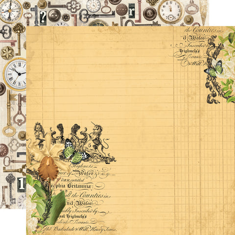 Simple Stories Simple Vintage Junk Drawer Simple Pleasures 12x12 Patterned Paper