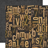 Simple Stories Simple Vintage Junk Drawer Share Your Story 12x12 Patterned Paper