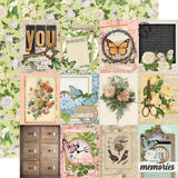 Simple Stories Simple Vintage Junk Drawer 3x4 Elements 12x12 Patterned Paper
