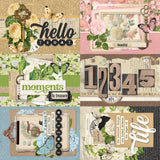 Simple Stories Simple Vintage Junk Drawer 4x6 Elements 12x12 Patterned Paper