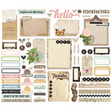 Simple Stories Simple Vintage Junk Drawer Journal Bits & Pieces Die Cut Embellishments