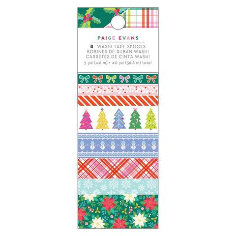 American Crafts Paige Evans Sugarplum Wishes Washi Tape Embellishments