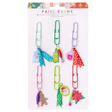 American Crafts Paige Evans Sugarplum Wishes Paper Clip Charms Embellishments