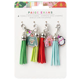 American Crafts Paige Evans Sugarplum Wishes Tassel Charm Embellishments