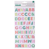 American Crafts Thickers Christmas Sweater  Alphabet Stickers