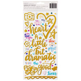 American Crafts Thickers My Story Phrase Stickers