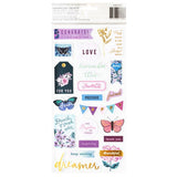American Crafts Thickers Dreamer Phrase Stickers