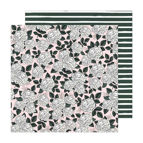 American Crafts A Perfect Match Love in Full Bloom Patterned Paper
