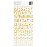 American Crafts Thickers A Perfect Match Alphabet Stickers