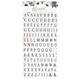 American Crafts A Perfect Match Puffy Alphabet Stickers
