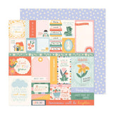 Pebbles Sunny Blooms Blessings Patterned Paper