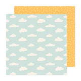 Pebbles Sunny Blooms Clouds Patterned Paper