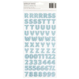 American Crafts Thickers Sunny Blooms Alphabet Stickers