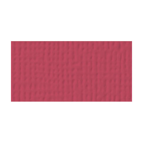 American Crafts 80lb Textured Cardstock 12"X12" - Scarlett