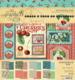 Graphic 45 Life's a Bowl of Cherries 8x8 Collection Pack
