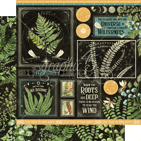 Graphic 45 Life Is Abundant February Patterned Paper