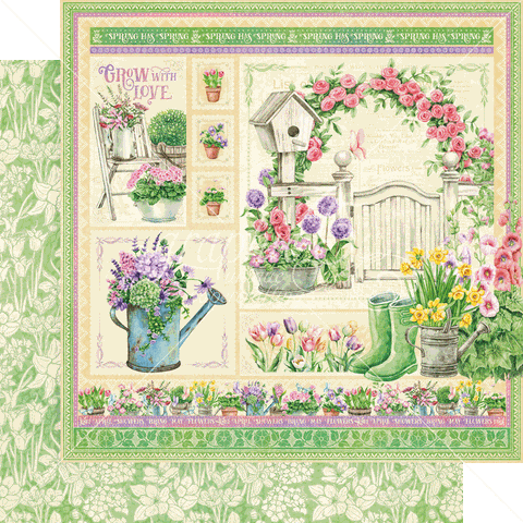 Graphic 45 Grow with Love Grow with Love Patterned Paper