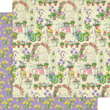 Graphic 45 Grow with Love Tip Toe Through the Tulips Patterned Paper