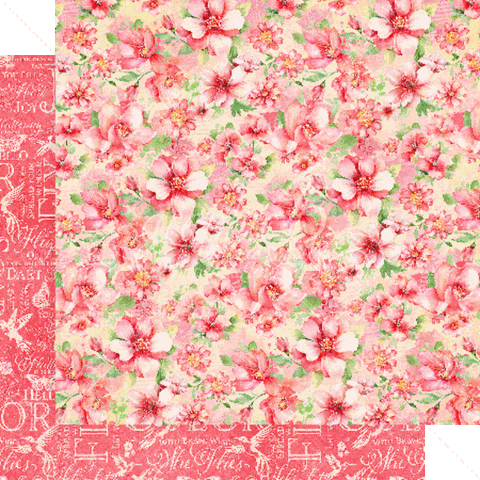 Graphic 45 Flight of Fancy Hello Beautiful Patterned Paper