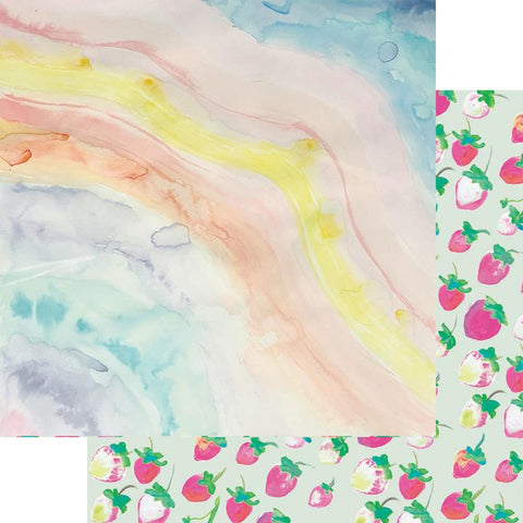 Fancy Pants Bloom You're Berry Sweet Patterned Paper