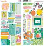 Fancy Pants Bloom Cardstock Sticker Embellishments