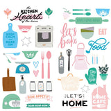 Fancy Pants Home Café Cardstock Sticker Embellishments