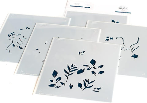 Pinkfresh Studio Built on Dreams Stencil