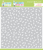 PhotoPlay Paper Tulla & Norbert's Birthday Party 6x6 Plastic Stencil