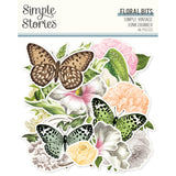 Simple Stories Simple Vintage Junk Drawer Floral Bits Embellishments