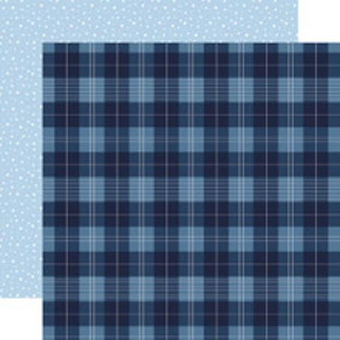 Carta Bella Wintertime January Plaid Patterned Paper