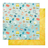 Photoplay Paper Anchors Aweigh Sun Deck Patterned Paper