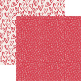 Reminisce Be My Valentine Love You Patterned Paper