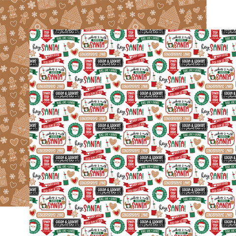 Echo Park Baking Spirits Bright Baking Phrases