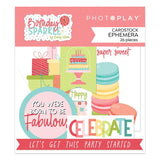 Photoplay Paper Birthday Sparkle Ephemera Embellishments