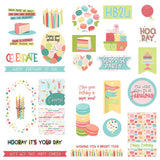 Photoplay Paper Birthday Sparkle Ephemera Embellishments
