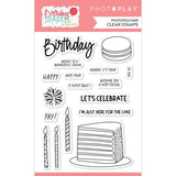 Photoplay Paper Birthday Sparkle Clear Photopolymer Stamp Set