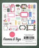 Carta Bella Bloom Frames & Tags Embellishments