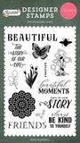 Carta Bella Bloom Beautiful Moments Designer Stamp Set