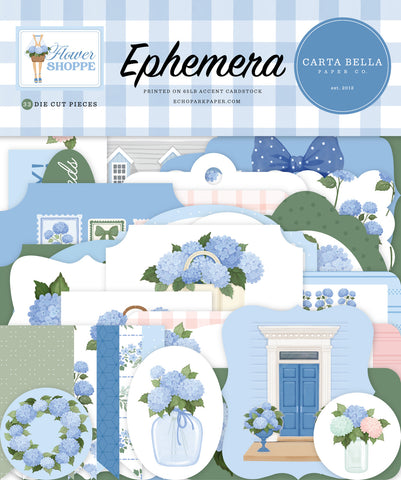Carta Bella Flower Shoppe Ephemera Embellishments