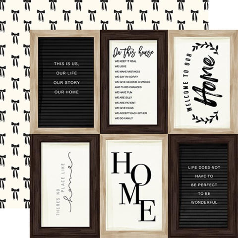 Carta Bella Home Again 4X6 Journaling Cards Patterned Paper