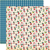 Carta Bella Season's Greetings Stuffed Stockings Patterned Paper