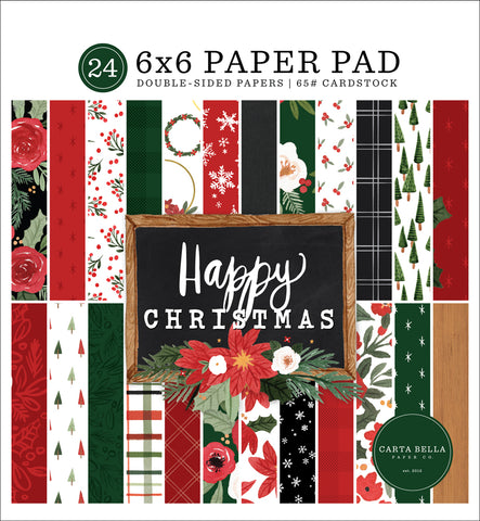 Carta Bella Happy Christmas 6x6 Paper Pad