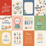 Carta Bella They Say It's Your Birthday 3X4 Journaling Cards 12x12 Patterned Paper