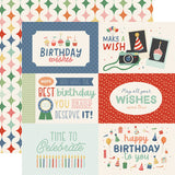 Carta Bella They Say It's Your Birthday 6X4 Journaling Cards 12x12 Patterned Paper