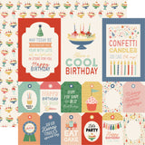 Carta Bella They Say It's Your Birthday Tags and Journaling Cards 12x12 Patterned Paper