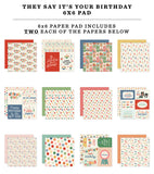 Carta Bella They Say It's Your Birthday 6x6 Paper Pad