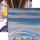 Reminisce Chicago The Bean Patterned Paper