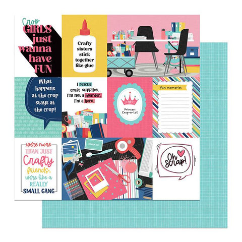 PhotoPlay Paper Crop 'Til You Drop Let's Get Crafty Patterned Paper