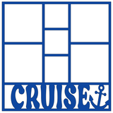 Die Cuts & More 11.5 x 11.5 Overlay - Vacation 1