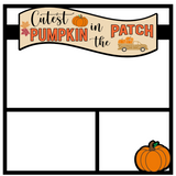 Die Cuts & More 11.5 x 11.5 Overlay - Halloween 1